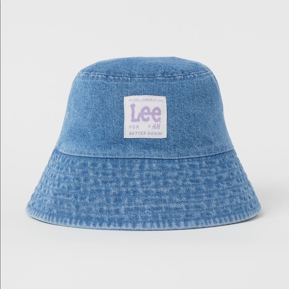 H&M X Lee Demin Blue Bucket Hat - Picture 8 of 9